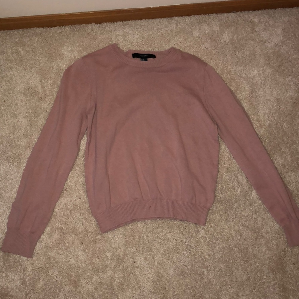 F21 Pink Sweater
